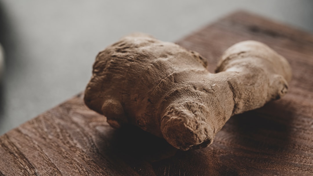 fresh ginger root used in ping wei san digestive formula