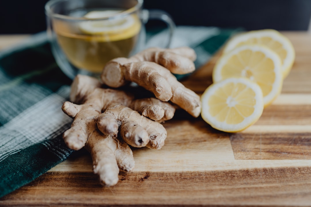 Ginger tea preparation for digestion and nausea