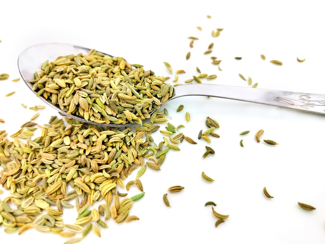 Dried fennel seeds prepared as a tincture and tea for digestion