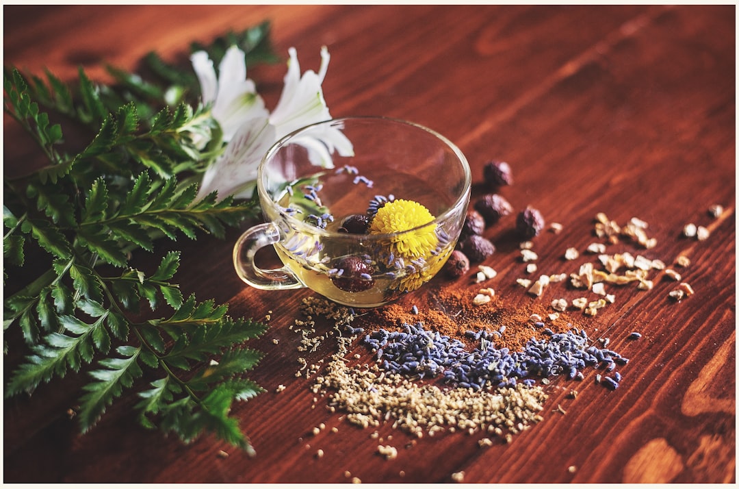 A warm cup of elecampane root tea for cough and congestion