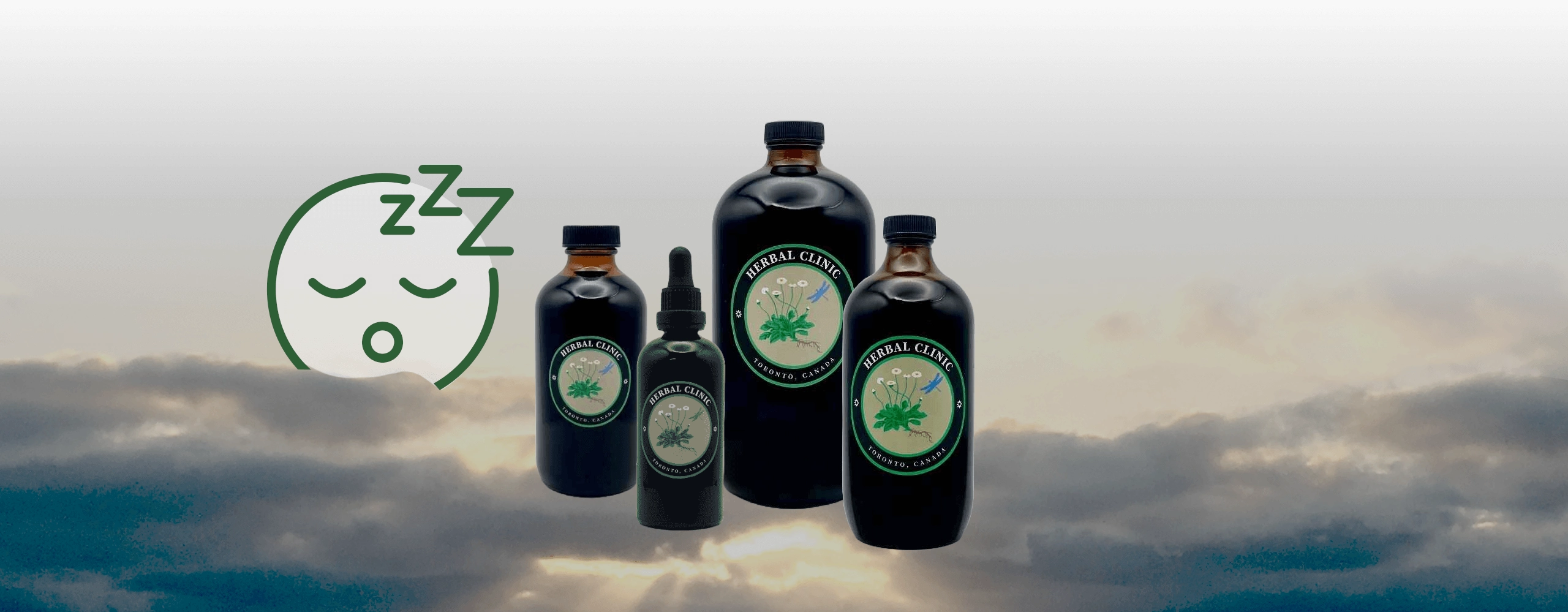 Herbal Clinic: valerian sleep bundle banner 2 desk